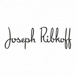 CHIFFON-KLEID MIDI MIDNIGHT-BL von JOSEPH RIBKOFF