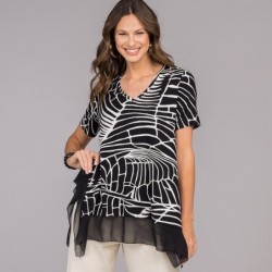 TUNIKA-SHIRT CHIFFON von SEEYOU