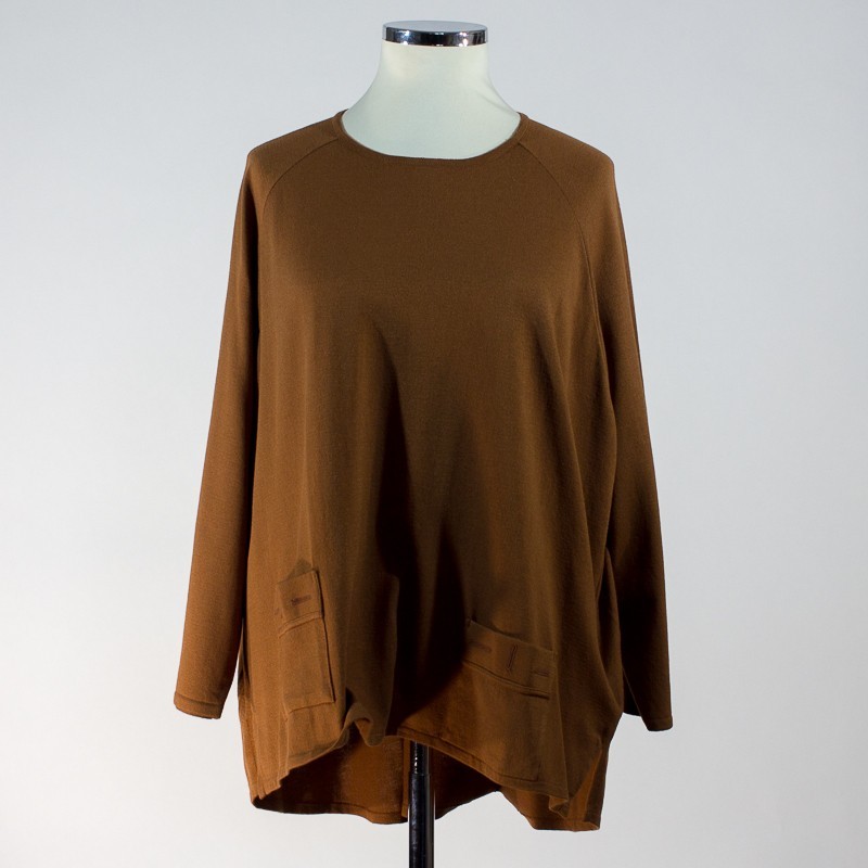 RAGLAN-PULLI TASCHEN LILA von PHILOMENA CHRIST