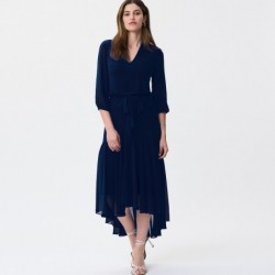 CHIFFON-KLEID MIDI von JOSEPH RIBKOFF