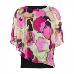 LAGEN-BLUSE BLUMEN von TIA - LONDON