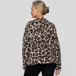 STRICK-JACKE LEOPARD von RABE