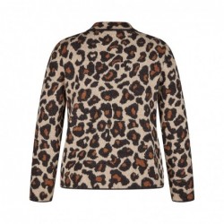 STRICK-JACKE LEOPARD von RABE