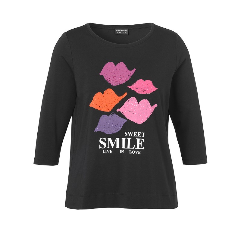 SHIRT 'SWEET SMILE' von VIA APPIA *DUE*