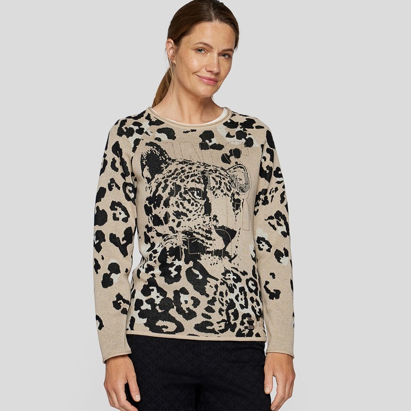 PULLOVER LEOPARD von RABE