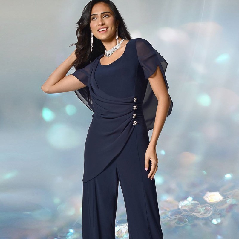 JUMPSUIT MIT RAFFUNG von FRANK LYMAN