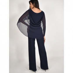 JUMPSUIT MIT RAFFUNG von FRANK LYMAN