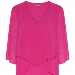 LAGEN-BLUSE CHIFFON von TIA - LONDON