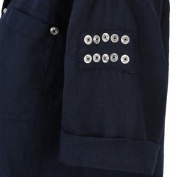 LEINENBLUSE MIT ÖSEN von DORIS STREICH