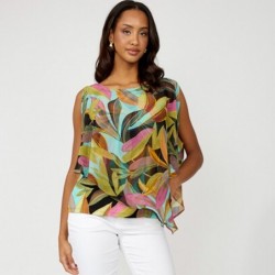 BLUSEN-SHIRT BLÄTTER von FRANK LYMAN