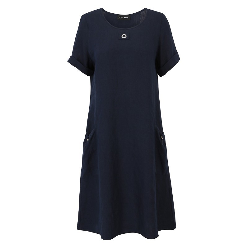 LEINENKLEID MIT TASCHEN von DORIS STREICH