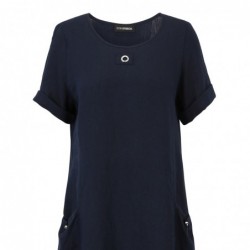 LEINENKLEID MIT TASCHEN von DORIS STREICH