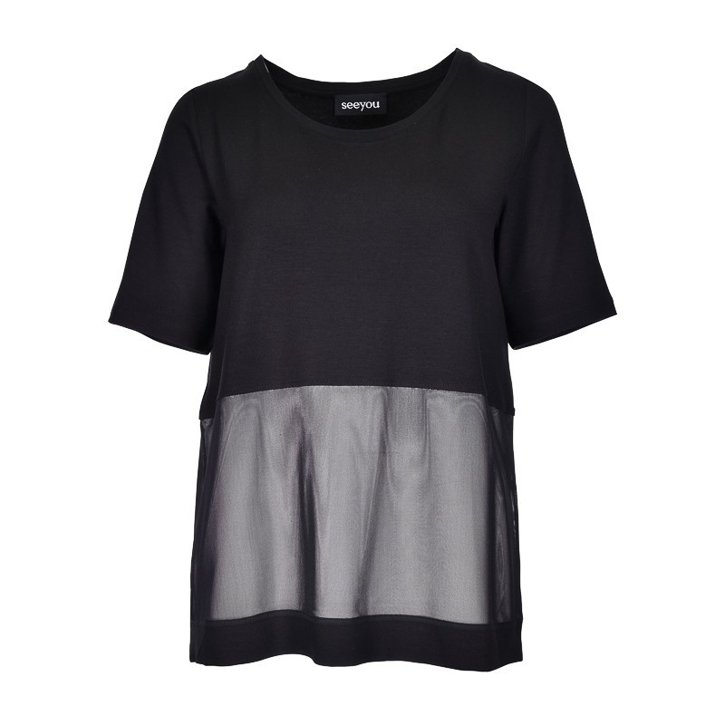 SHIRT MIT MESH von SEEYOU