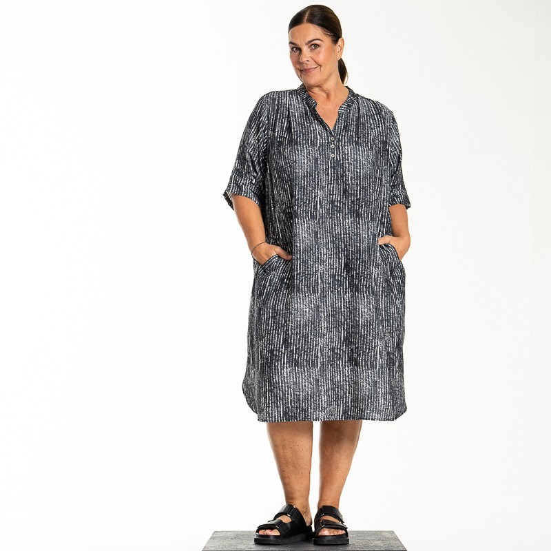 LAILA V-KLEID STIPES von GOZZIP