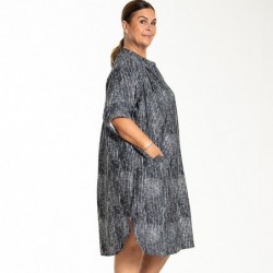 LAILA V-KLEID STIPES von GOZZIP