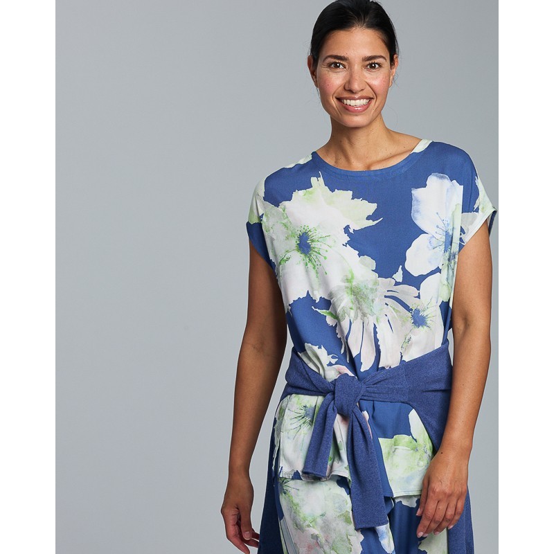 SHIRT BLUMEN-DRUCK von VETONO