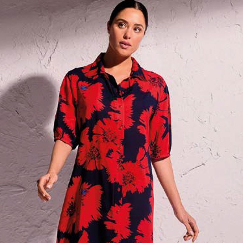 FLORA DRESS BLUMEN von DAVID-ICONIQUE