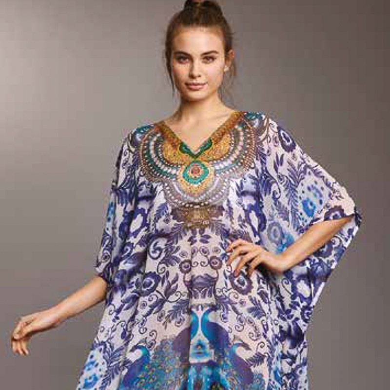 FUEGO PONCHO-KLEID von DAVID-ICONIQUE