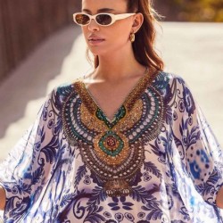 FUEGO PONCHO-KLEID von DAVID-ICONIQUE