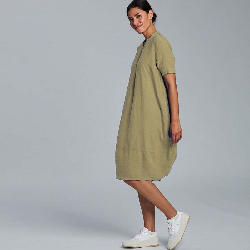 LEINENKLEID LANG BLAU von VETONO