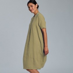 LEINENKLEID LANG BLAU von VETONO