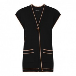 STRICK-GILET KONTRAST von MICHA STRICK