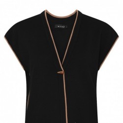 STRICK-GILET KONTRAST von MICHA STRICK