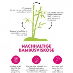 SCHAL BAMBOO UNI ROT von ZWILLINGSHERZ