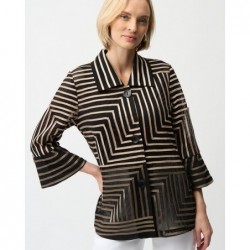 BÄNDCHEN-JACKE von JOSEPH RIBKOFF