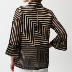 BÄNDCHEN-JACKE von JOSEPH RIBKOFF