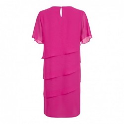 LAGEN-KLEID CHIFFON SCHWARZ von TIA - LONDON