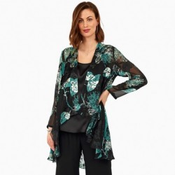 CHIFFON-JACKE U.TOP von TIA - LONDON