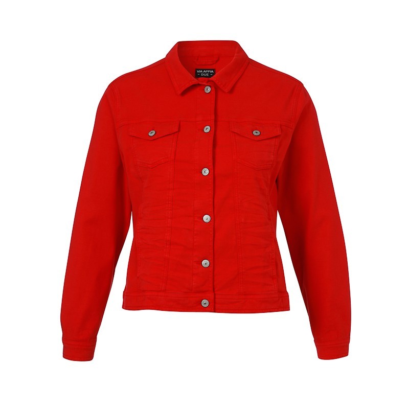 JEANS-JACKE GELB von VIA APPIA *DUE*