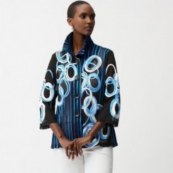 BÄNDCHEN-JACKE STREIFEN von JOSEPH RIBKOFF