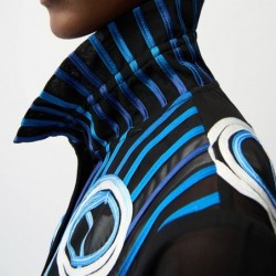 BÄNDCHEN-JACKE STREIFEN von JOSEPH RIBKOFF