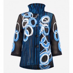 BÄNDCHEN-JACKE STREIFEN von JOSEPH RIBKOFF