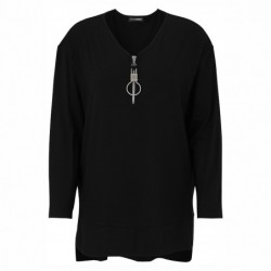 TUNIKA-SHIRT ZIPP von DORIS STREICH