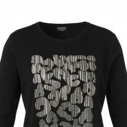 SHIRT FRONTDRUCK ECRUE von VIA APPIA *DUE*