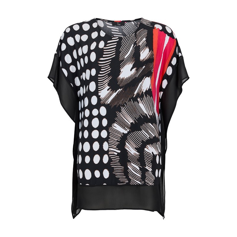 BLUSENSHIRT DRUCK von TIA - LONDON