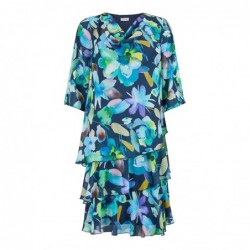 LAGEN-KLEID BLUMEN von TIA - LONDON