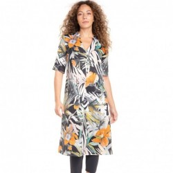 LEINEN-KLEID DSCHUNGEL von DORIS STREICH