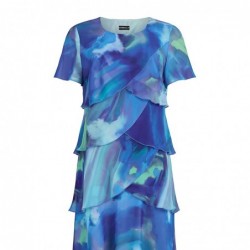 LAGEN-KLEID DRUCK von TIA - LONDON