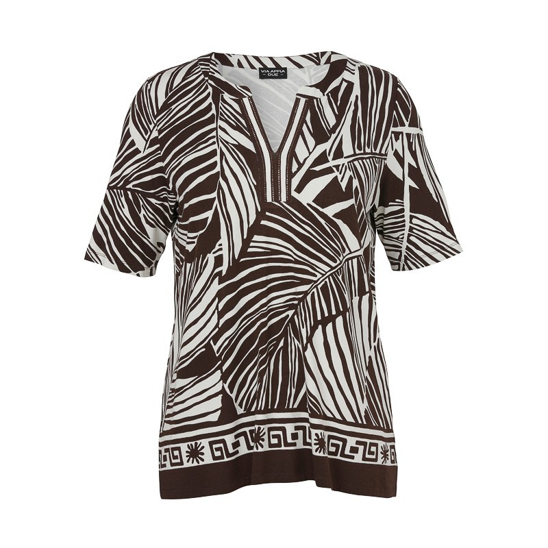 TUNIKA-SHIRT DRUCK von VIA APPIA *DUE*