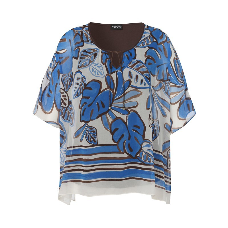 V-TUNIKA-BLUSE DRUCK von VIA APPIA *DUE*