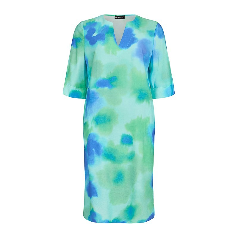 V-KLEID DRUCK von TIA - LONDON