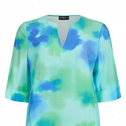 V-KLEID DRUCK von TIA - LONDON