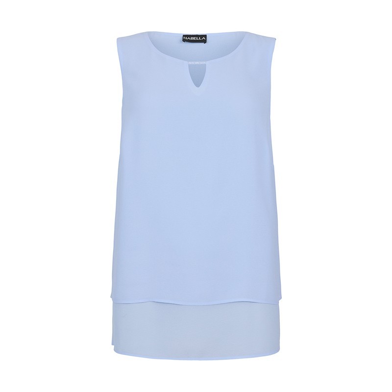 TOP MIT CHIFFON von TIA - LONDON