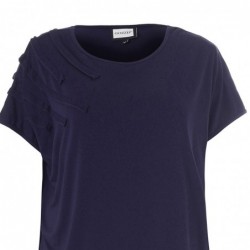 GITTE SHIRT M.EFFEKT BLACK von GOZZIP