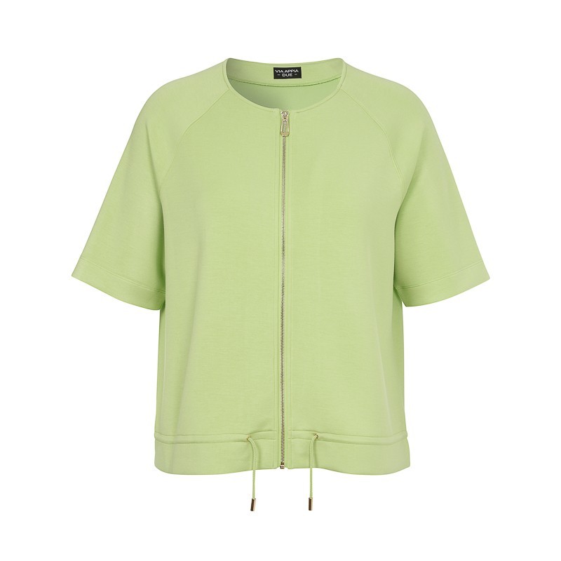 JERSEY-JACKE M.ZIPP von VIA APPIA *DUE*