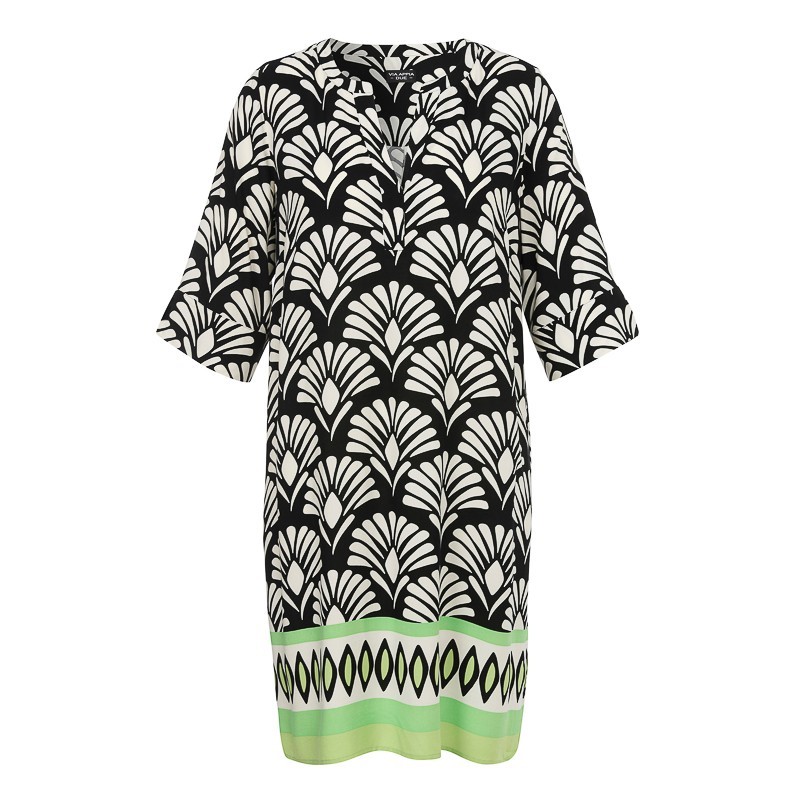 KLEID V-AUSSCHNITT DRUCK von VIA APPIA *DUE*